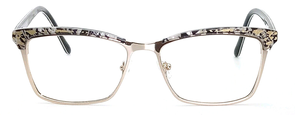 L.A.M.B. LAUF085 B40 BLACK GOLD EYEGLASSES FRAMES 55-17-145 AUTHENTIC DESIGNER
